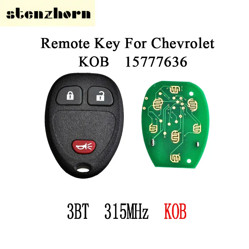 Stenzhorn 3 Пуговицы автомобиль дистанционного брелока 315 мГц подходит для chevrolet hhr 2006