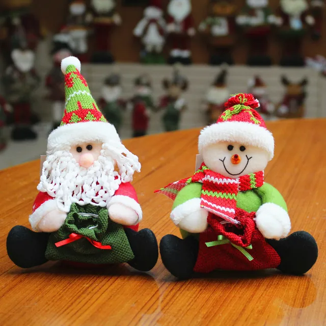 Cute christmas set by utro_na_more Cute Christmas Dolls Christmas Decoration For Home New Year Xmas Gift For Kids Christmas Party