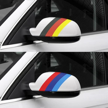 

Dewtreetali Car Racing Stripes Sticker Vinyl Flag Car Stickers and Decals Car Accessories For Audi BMW Volkswagen Polo Golf