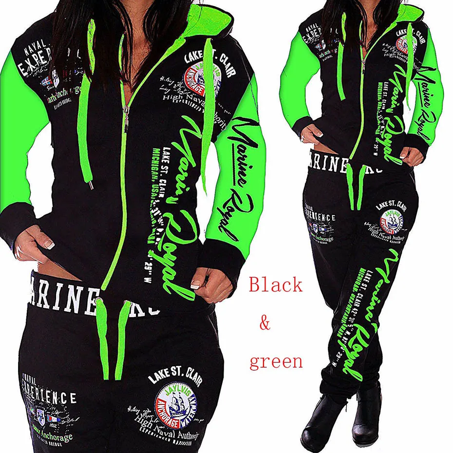 Zogaa Womens Sets Hoodies Pant Clothing 2PCS Set Warm New Women Ladies letter Tracksuit Set 2pcs Tops Pants Suit Female Zogaa Womens Sets Hoodies Pant Clothing 2PCS Set Warm New Women Ladies letter Tracksuit Set 2pcs Tops Pants Suit Female
