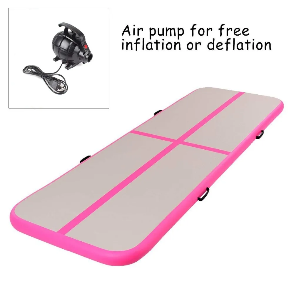 

Inflatable Gymnastic mat air track Kids Outdoor Fun Sports Toy Children Jumping Force Reaction Training Mat Child-parent Games