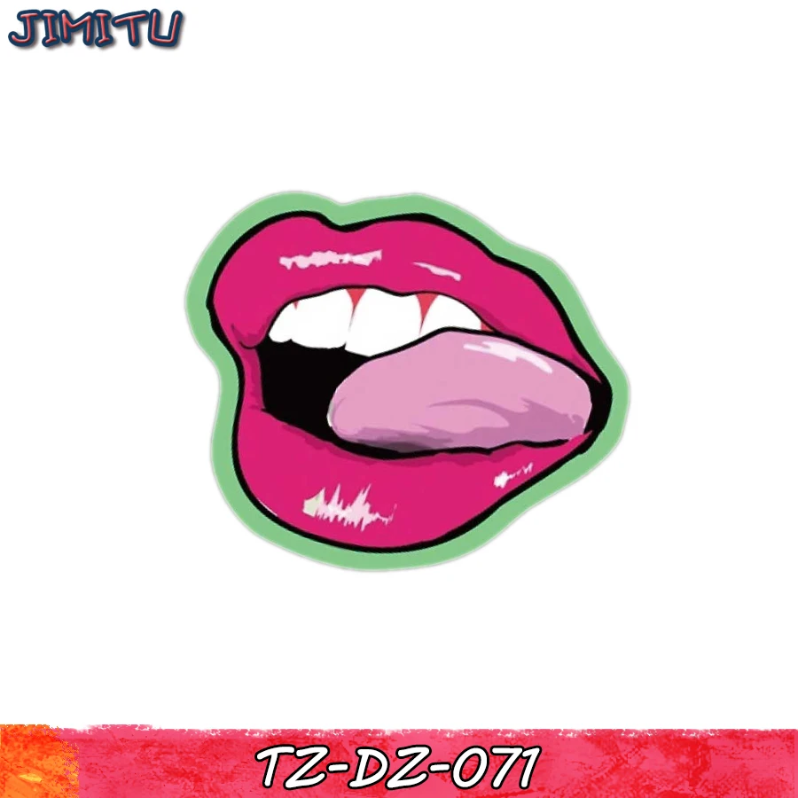 

1Psc Lip Sexy Funny Stickers Graffiti JDM Waterproof Sticker for DIY Laptop Travel Case Phone Bicycle Skateboard Bedroom Sticker
