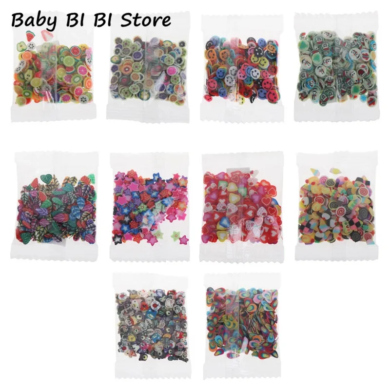 

10 Styles Polymer Clay Toy DIY Slime Accessories Decor Jelly Mud Hand Gum Clay Chip