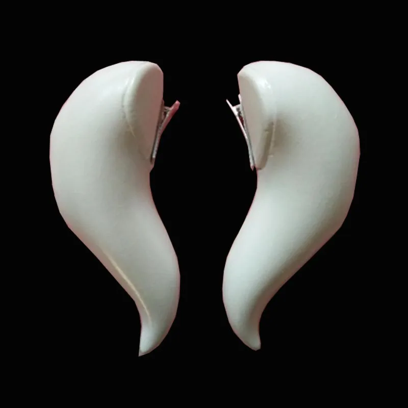 Cosroad Overlord Albedo Cosplay Costumes Women White Dress Horns Wigs for Halloween Party (2)