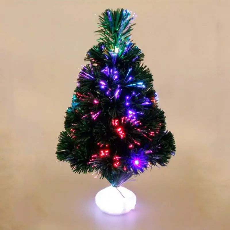 

18-Inch Battery Powered Colorful LED Lighting Seasonal Decorative Christmas Tree with Stand Base for Merry Christmas Holiday