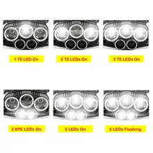 Светодиодный фонарик для кемпинга, рыбалки, 80000LM, 5X XM-L T6, фонарь, 2*18650, аккумулятор/AC/Car/Usb/зарядка