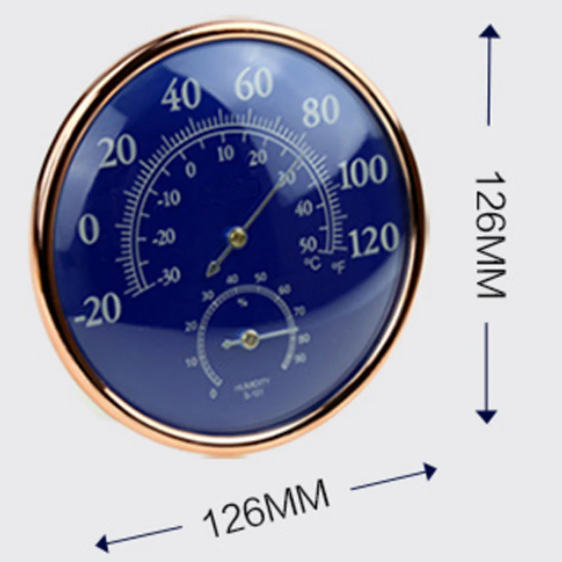 Большой круглый термометр, гигрометр, измеритель температуры и влажности, измеритель, указатель питания, гигрометр