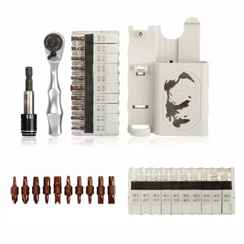 

22pc In 1 Ratchet Screwdriver T5 T6 T10 T20 Y-type Hex Torx Slotted Phillips Screwdriver Set Magnetic Maintenance Repair Tools