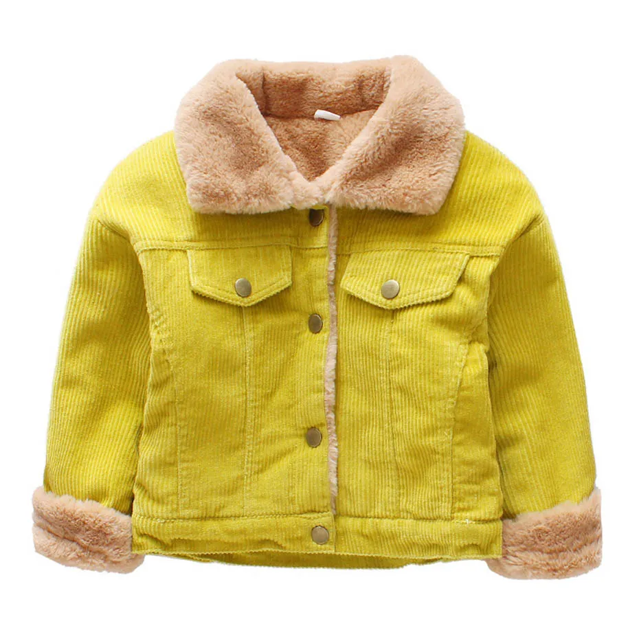 boys fur denim jacket