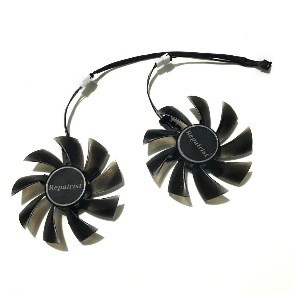 2 шт./компл. 85 мм Диаметр Графика карты вентилятор RX570 RX 570 GPU кулер для его IceQ X2 Turbo 4