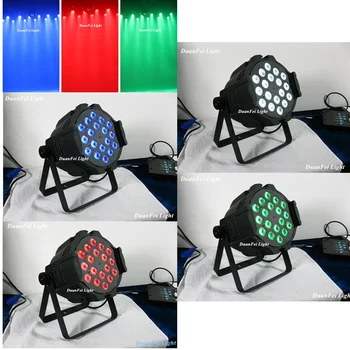 

10PCS Party Light Stage Wash LED Par DMX RGBW Spotlight Par Can Club DJ Light LED PAR RGBW 18x10w