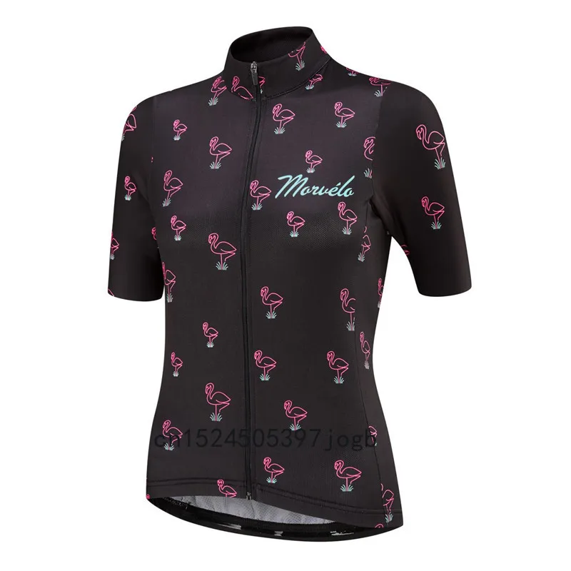 3 MORVELO Pro Team велосипедная футболка, Женская быстросохнущая футболка с коротким рукавом для горного велосипеда, Новые велосипедные топы, одежда для велоспорта - Цвет: 3