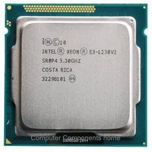 Четырехъядерный процессор Intel Xeon E3-1230 v2 E3 1230 V2 3,3 GHz LGA 1155 CPU LGA