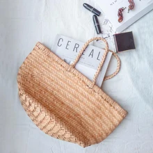 Женская тканая сумка из натуральной кожи, крутая плетеная корзина, сумки, французский Повседневный Кошелек, Воловья кожа, сумки с перекрестной ручкой