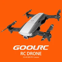 GoolRC H3 RC Drone with Camera 4K Wifi FPV Optical Flow Positioning Gesture Photo Foldable RC Drone Quadcopter Remote Toy