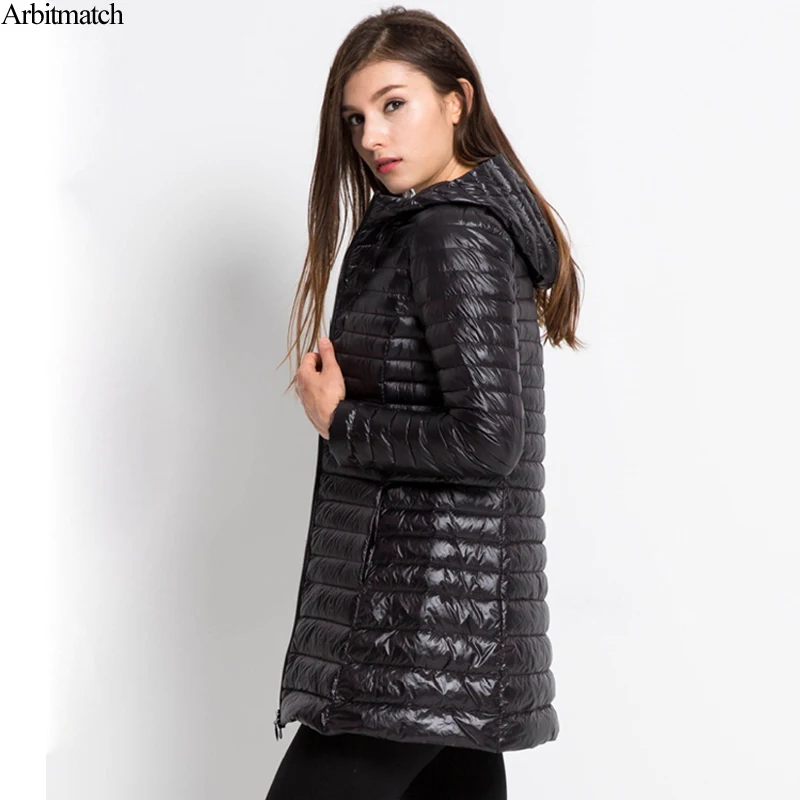 Arbitmatch New 2018 Women Down Coat Plus Size 6XL Winter Warm Jacket Ultra Light 90 Duck
