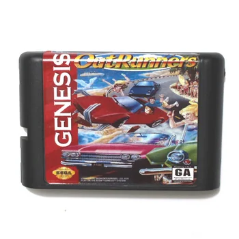 

Out Runners Game Cartridge Newest 16 bit Game Card For Sega Mega Drive / Genesis System