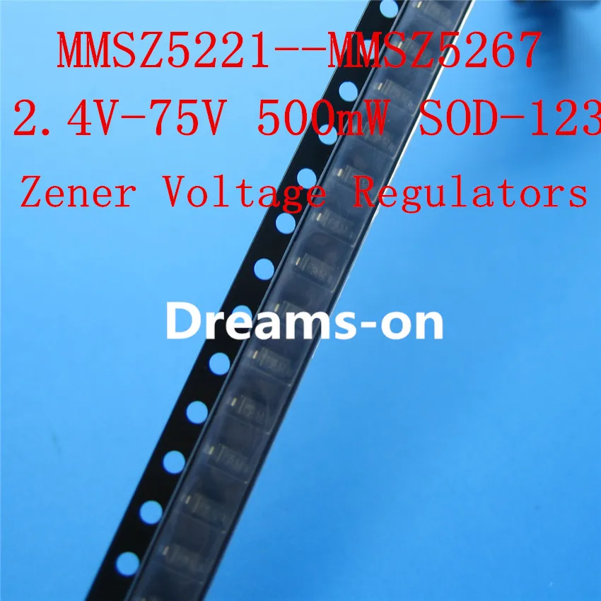 100pcs new original MMSZ5245BT1G MMSZ5245 marking code H5 ZENER DIODE