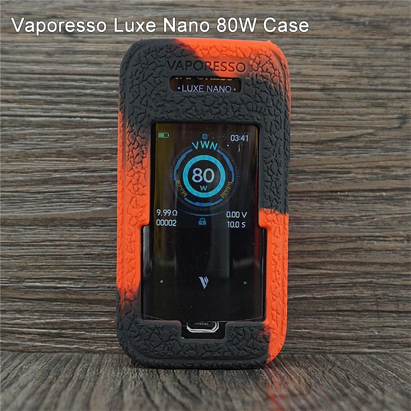 

Texture Cover case for Vaporesso Luxe Nano TC Kit Box Mod E-cigarette Vape Silicone skin Sleeve Wrap shell gel