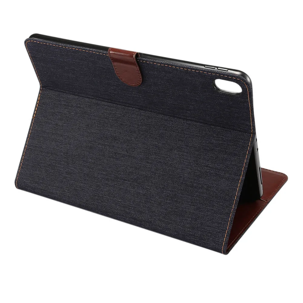 

Fashion Solid Color Denim Case For iPad Pro 11'' Smart Cover Case For iPad Pro 11 inch Coque with Stand Card Slots Function