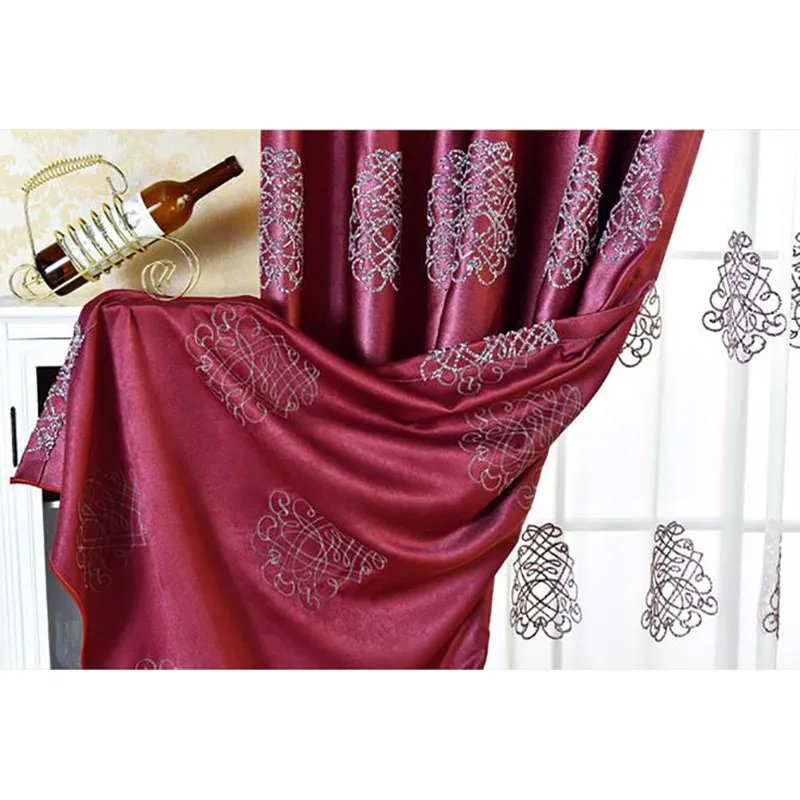 Rideau Blackout Brodé Hauteur: 280 cm Rideaux Pour Salon Chambre ... Rideau Blackout Brodé Hauteur: 280 cm Rideaux Pour Salon Chambre ...