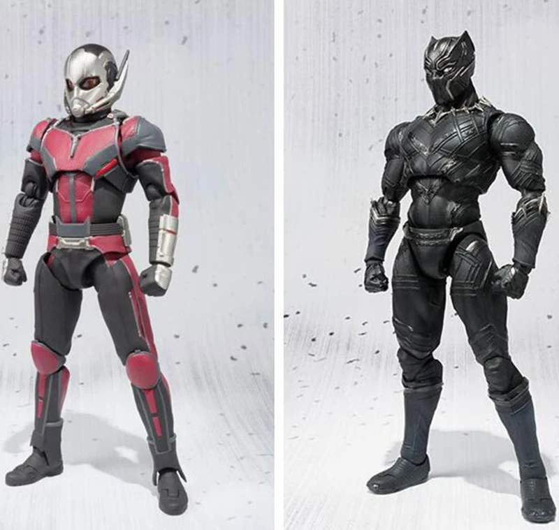 

NEW hot 17cm Avengers Ant-Man Black Panther Movable Action Figure Collectible Model Toy