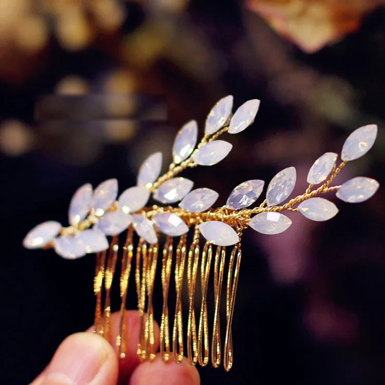 YS804 bridal hair comb (1)