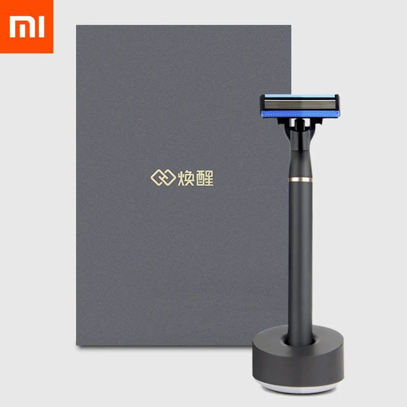 Xiaomi Mi Бритва для дома ручная бритва бороды магнитная Сменное бритвенное лезвие