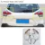 Автомобиль Стайлинг детектор ABS хром крышка trim tail Задний свет лампы рамка части 4 шт. для Nissan пинает 2017 2018