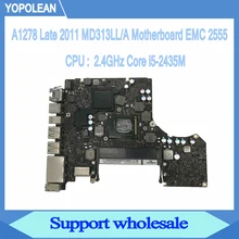 2 4GHz Core i5 2435M Logic Board For Macbook Pro 13 A1278 Motherboard MD313LL A Late