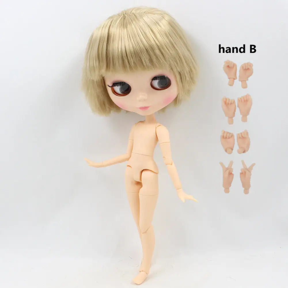 Fortune Days Nude Blyth кукла мужская кукла Серия № BL3227 светлые волосы мужской шарнир тела Подходит для changeBJD Factory Blyth - Цвет: like the picture