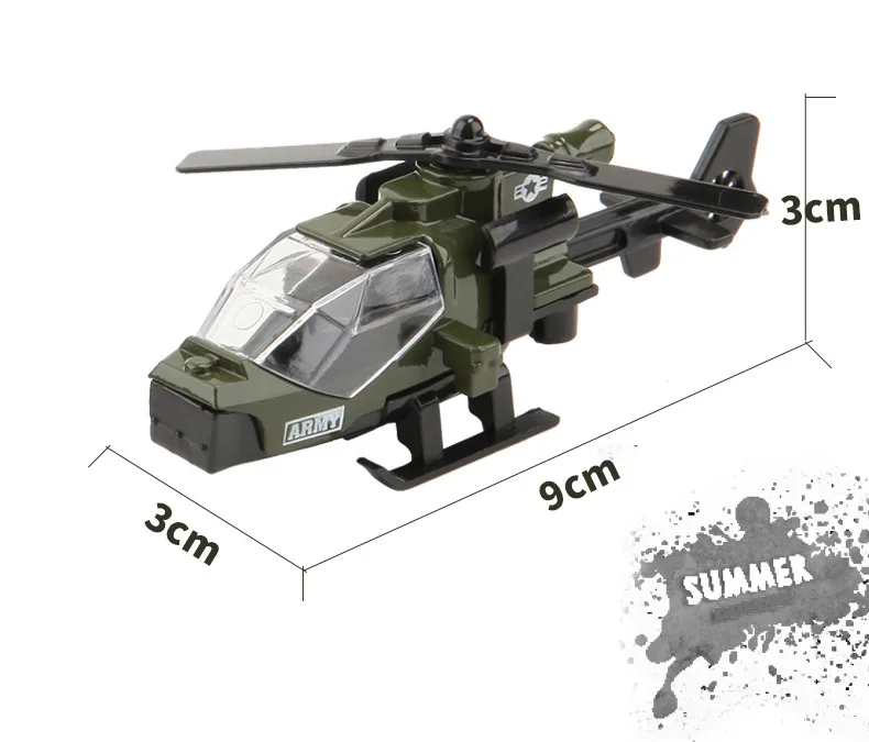 6 шт./компл. Сплав ABS Военный имитационная модель автомобиля бак гонки RC вертолет бронированный автомобиль Diecasts игрушки в подарок на день рождения для детей