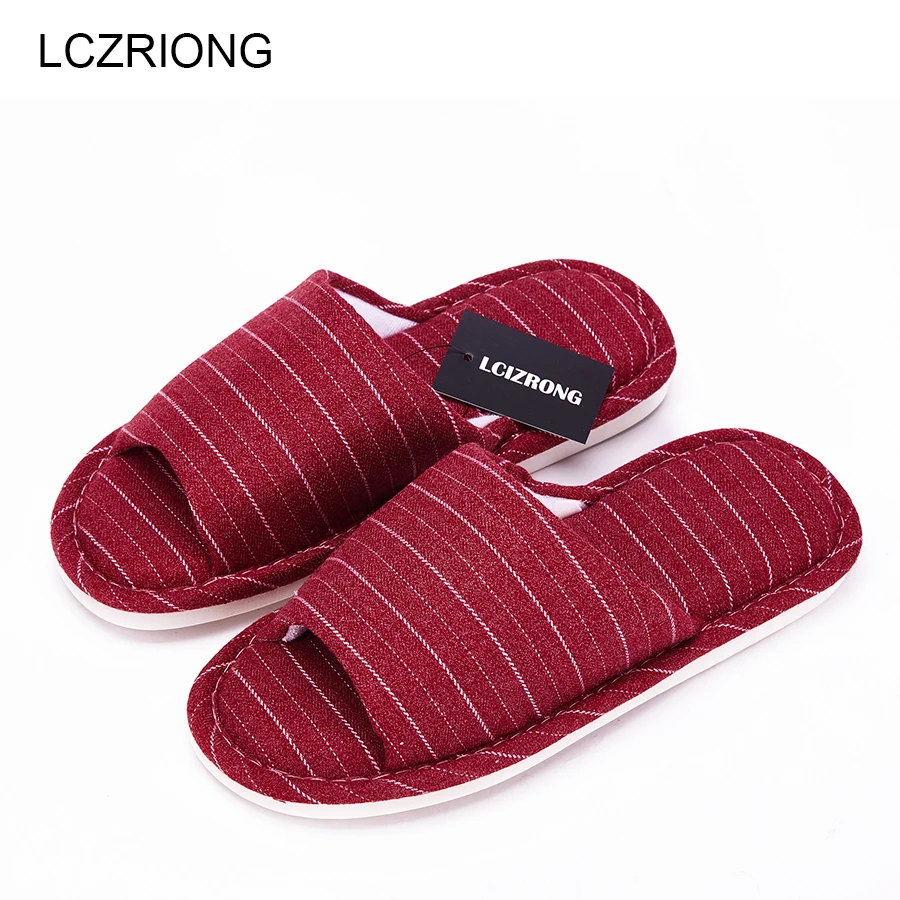 

LCIZRONG Cotton Women Home Slippers Soft Comfortable Insole Non-slip Slippers Indoor House Women Slipper Lovers Large Size Shoes