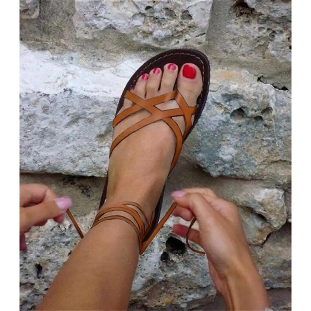 Brillante Independientemente Bergantín Sandalias Retro de verano para playa de mujer, sandalias romanas, sandalias tipo gladiador de moda para mujer, zapatos planos para mujer|Sandalias de mujer| - AliExpress Brillante Independientemente Bergantín Sandalias Retro de verano para playa de mujer, sandalias romanas, sandalias tipo gladiador de moda para mujer, zapatos planos para mujer|Sandalias de mujer| - AliExpress