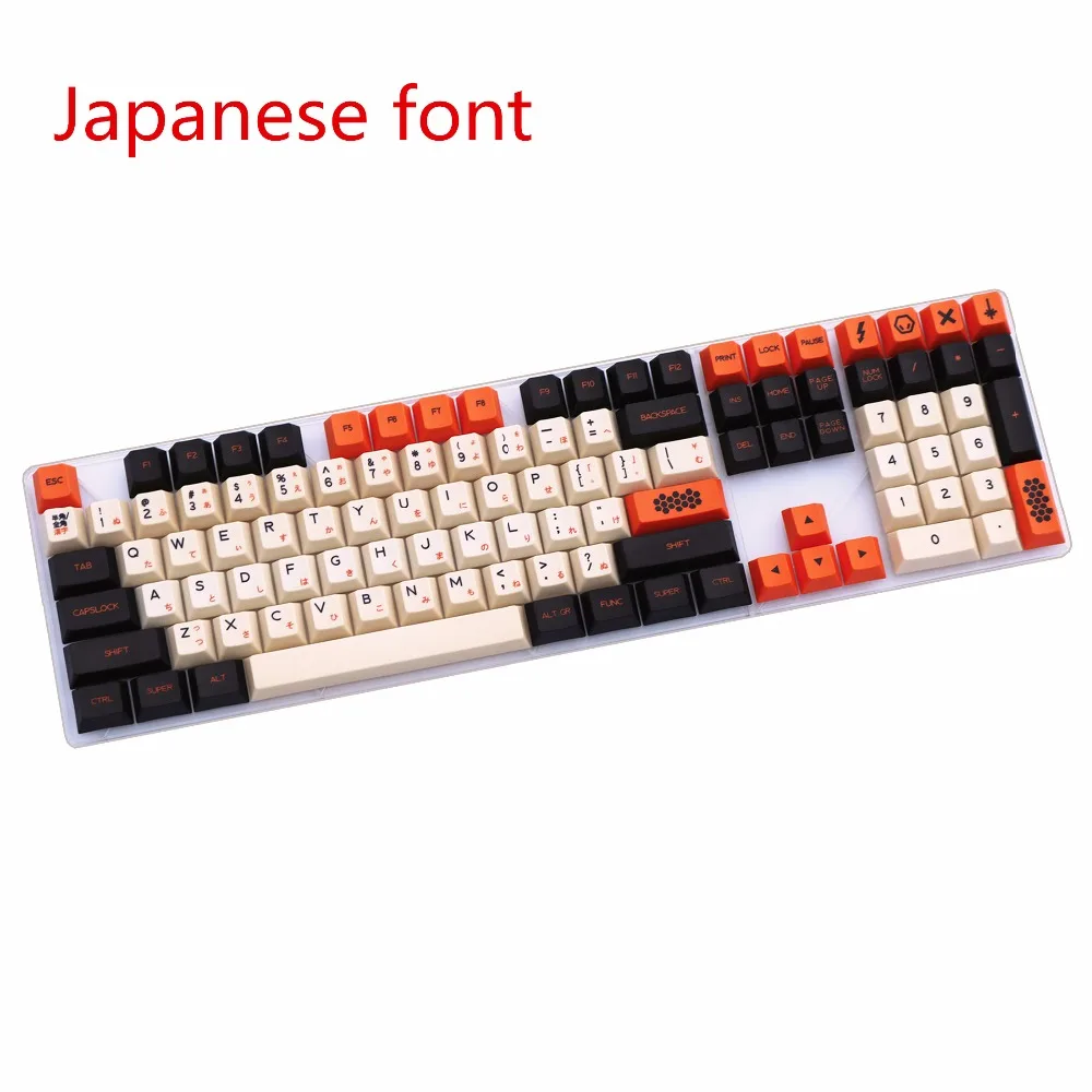 Carbon 125/172 keys PBT keycap Dye-Sublimated Japanese Typeface Cherry MX switch Keycap for Mechanical gaming keyboard Carbon 125/172 keys PBT keycap Dye-Sublimated Japanese Typeface Cherry MX switch Keycap for Mechanical gaming keyboard