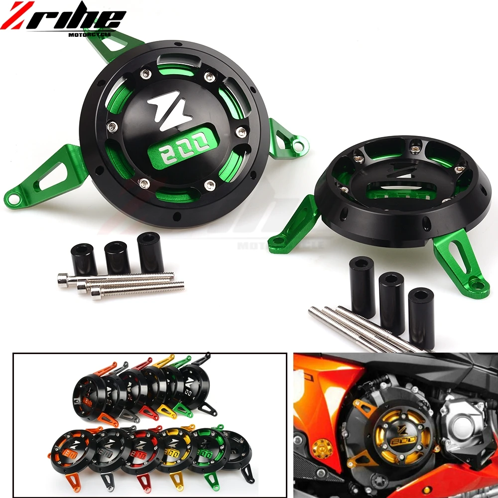 Motorcycle CNC Aluminum Engine Stator Cover Cap Engine Protective Cover Case For KAWASAKI Z 800 z800 13-15 16 17