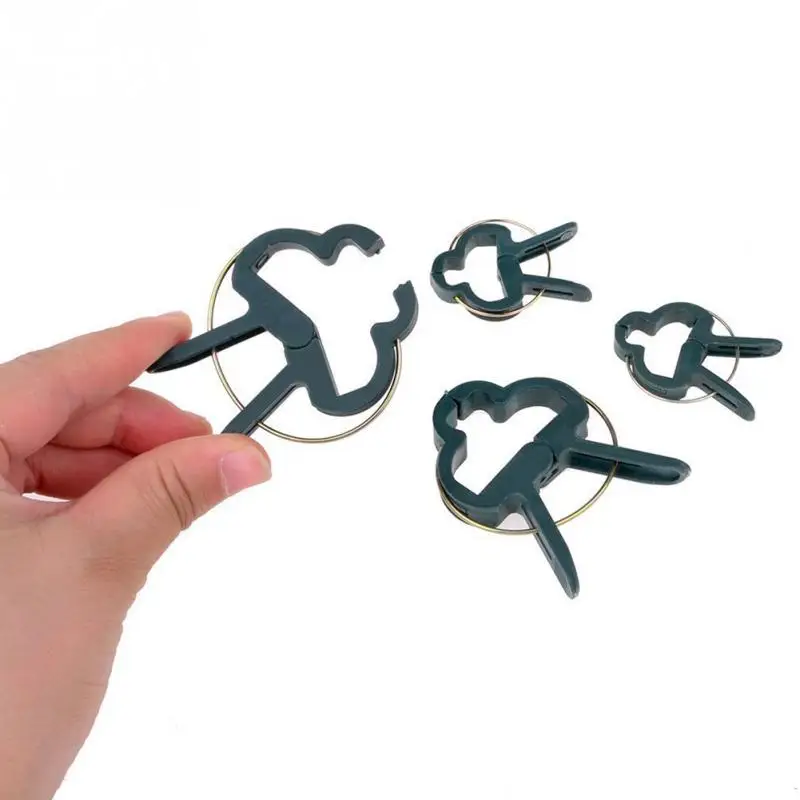 

20 Pcs Garden Clip Suit Plastic Plant Flower Lever Loop Gripper Clips, Tool for Supporting or Straightening Plant Stems #22