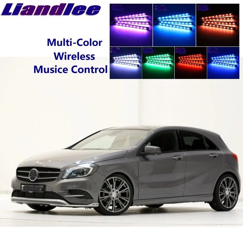 Us 23 5 10 Off Liandlee Fur Mercedes Benz Mb W168 W169 W176 Auto Voller Farbe Led Glow Interior Auto Unter Dash Fuss Boden Sitze Accent