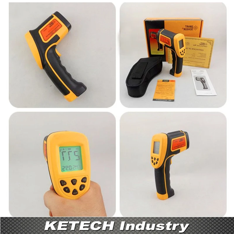 

AS862A Industrial Non Contact Digtial Infrared Thermometer