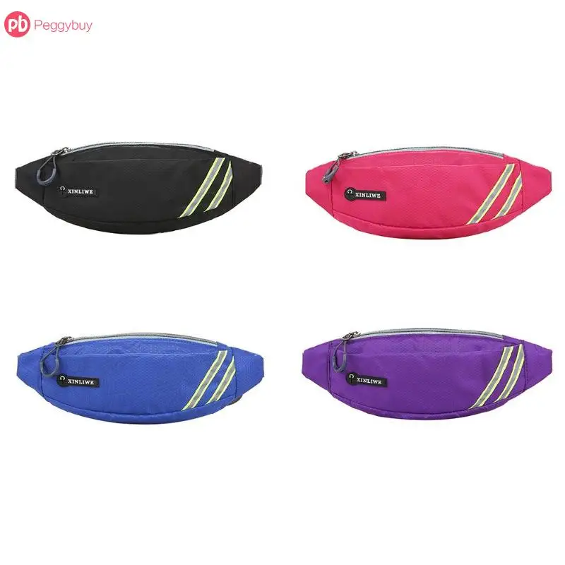 

Unisex 4 Solid Colors Nylon Casual Women Men Designable Big Capacity Fanny Waist Chest Pack Shoulder Bags Easy To Carry
