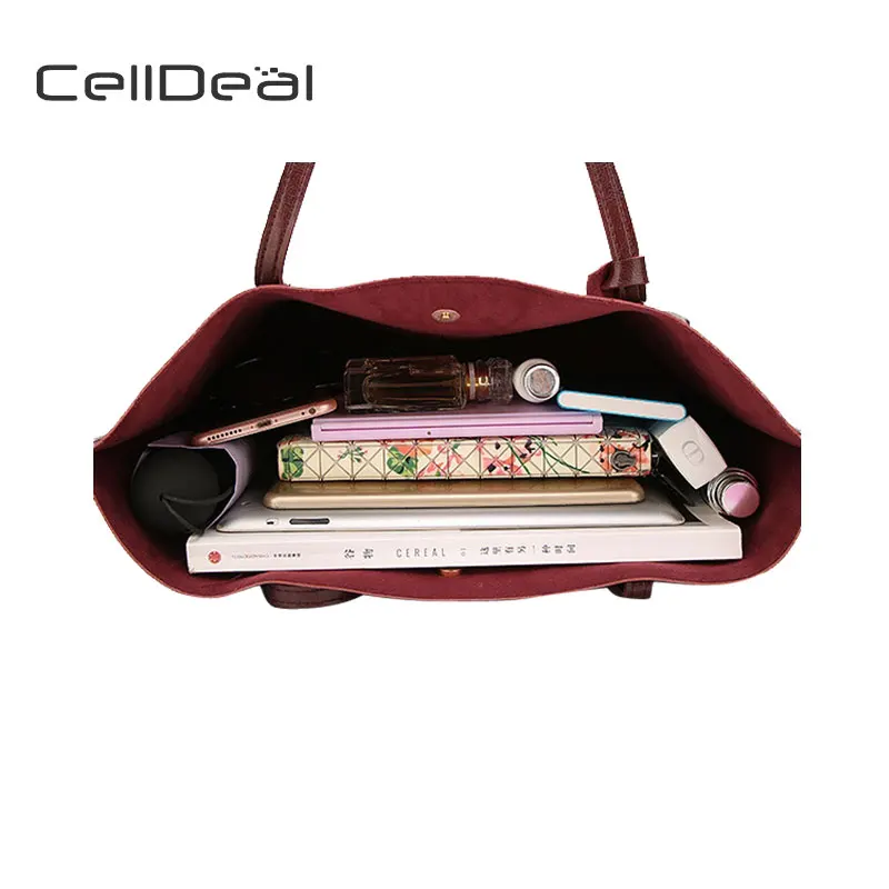 Celldeal Мода кисточкой Сумка Высокое качество PU кожаная сумка женская Для женщин