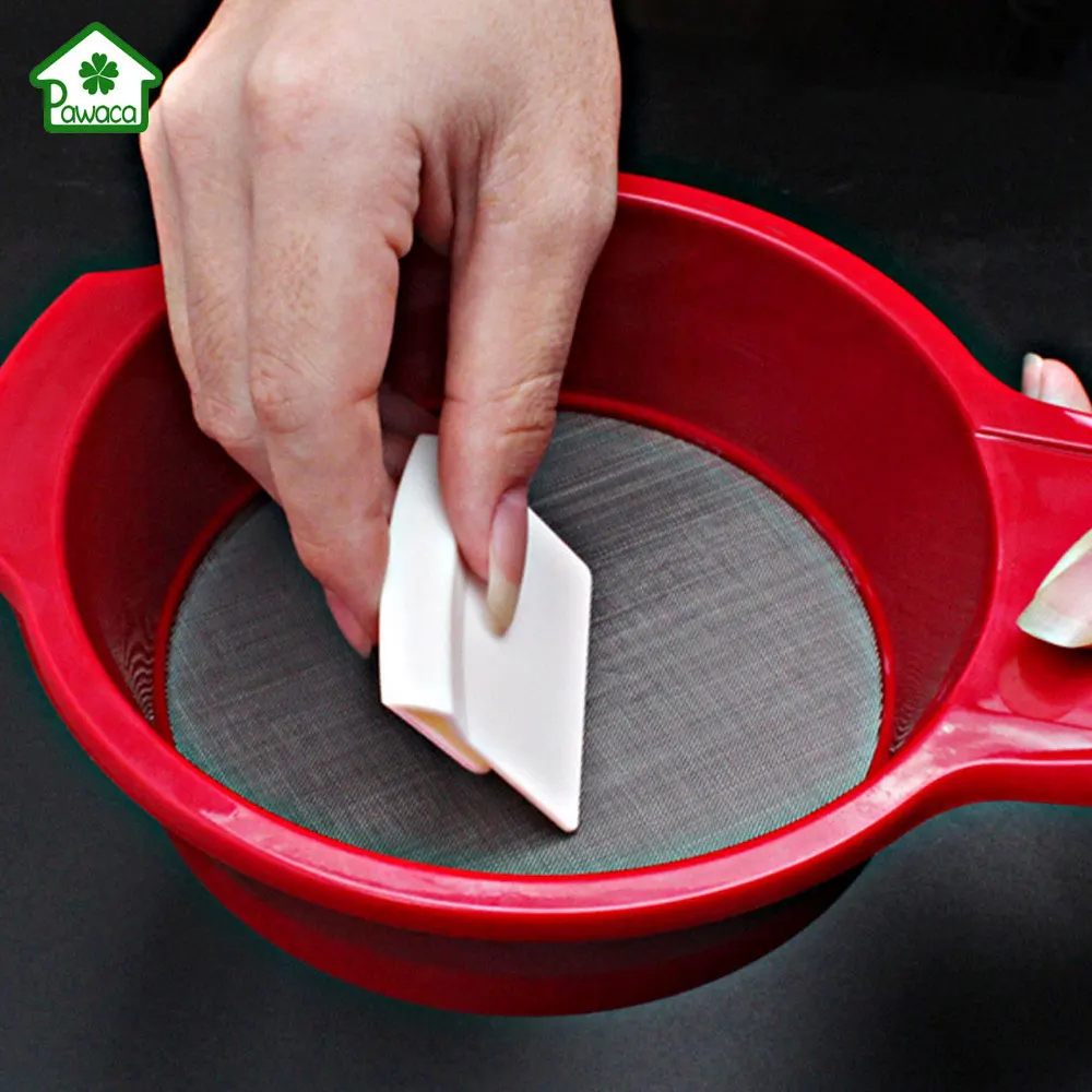 Stainless Steel Flour Sifter Portable Mesh Flour Sieve Colander