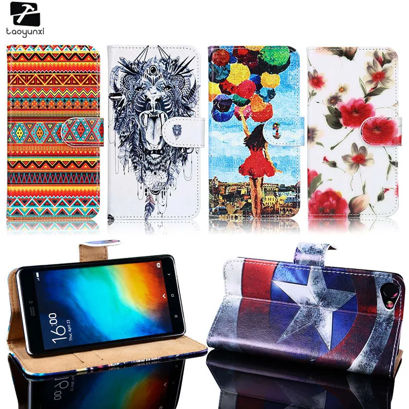 

TAOYUNXI PU Leather Case Cover For Fly Cirrus 4 FS507 Iq4514 Iq 4514 Evo Tech 4 IQ4503 Quad Era Life 6 4503 Life6 IQ4516 4516