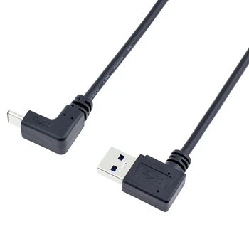 

Zihan Up & Down Angled USB 3.1 USB-C to 90 Degree Right Angled A Male Data Cable for Tablet & Phone