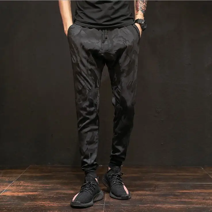 

2018 New Men's Casual Pants Harem pants Men Camouflage Military Pants Loose Comfortable Cargo Trousers Camo Jogger