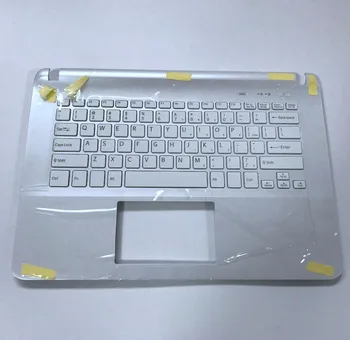 

New US white keyboard for Sony SVF14215CLW SVF14215CXW SVF143215SCW SVF14217CXW SVF14217SCW Palmrest no touchpad no backlit