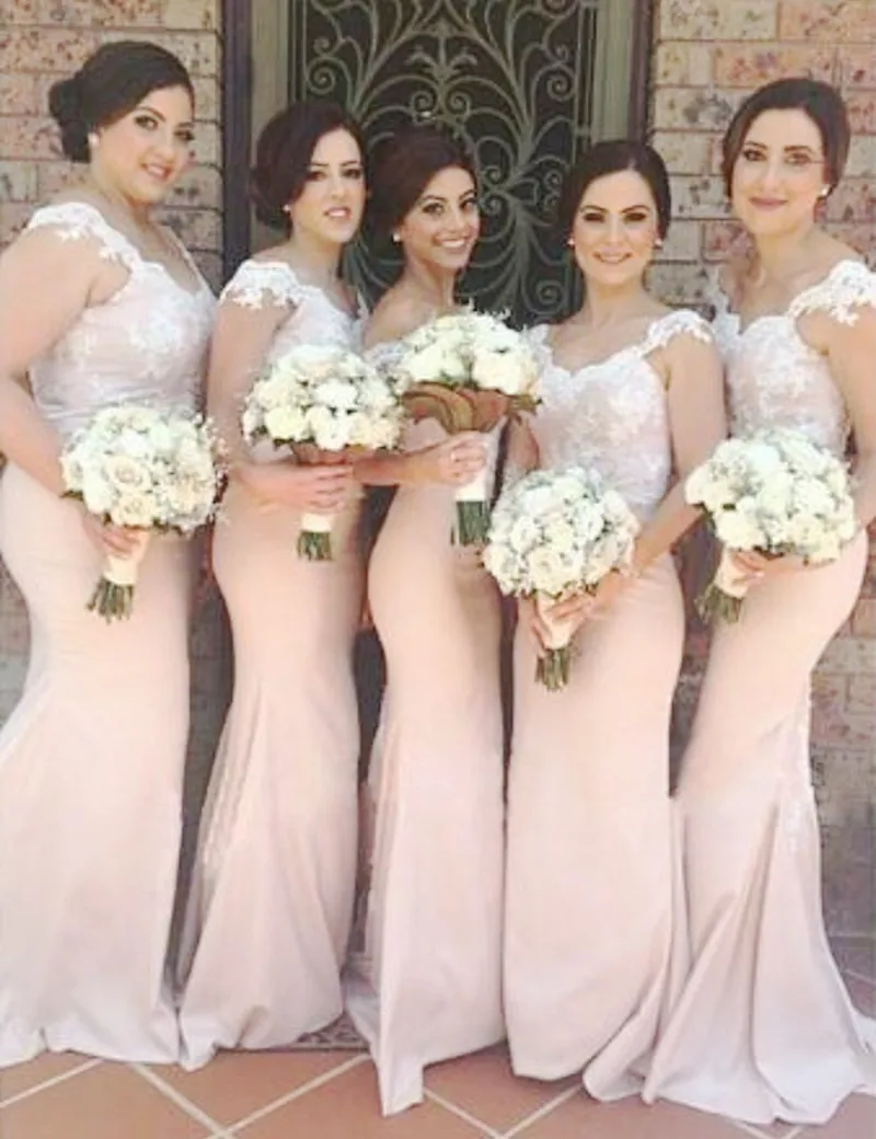 Peach Bridesmaid Dresses