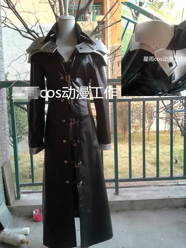 

Hallowmas Christmas Game Anime Final Fantasy VII FF7 Sephiroth Fashion Uniforms Cosplay Costume coat*2+pants+ Armor Any SIze