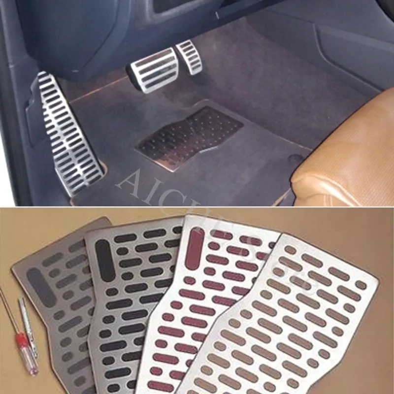 

Car Aluminum Pedal Pad Floor Mats Accessories for Lexus IS350 IS250 IS200 IS300 RX350 RX250 RX330 GS300 GS350 2008-2018
