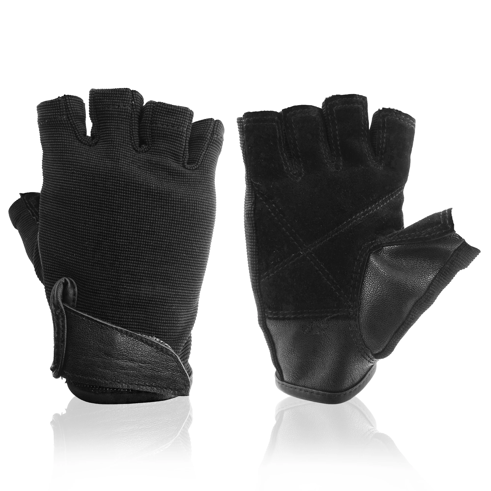 

Men & Women Weight Lifting Gym Gloves with Anti-Slip Leather Palm for Dumbbell Bodybuilding Fitness Workout Crossfit Training
